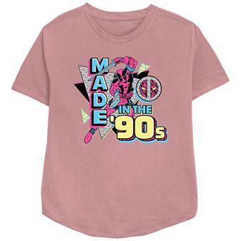 Women's Marvel Deadpool Made In The 90s Poster Graphic Tee