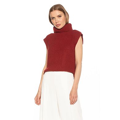 Women's ALEXIA ADMOR Jaylani Ribbed Knit Turtleneck Sweater Vest