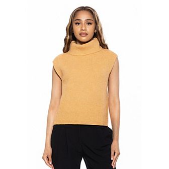 Women's ALEXIA ADMOR Jaylani Ribbed Knit Turtleneck Sweater Vest