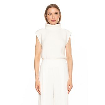 Women's ALEXIA ADMOR Jaylani Ribbed Knit Turtleneck Sweater Vest