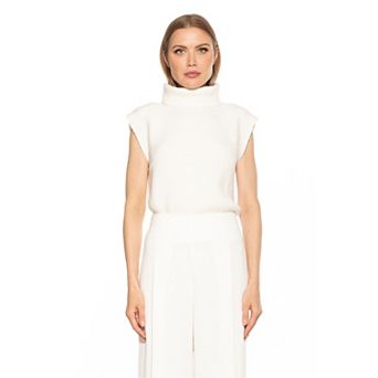 Women's ALEXIA ADMOR Jaylani Ribbed Knit Turtleneck Sweater Vest