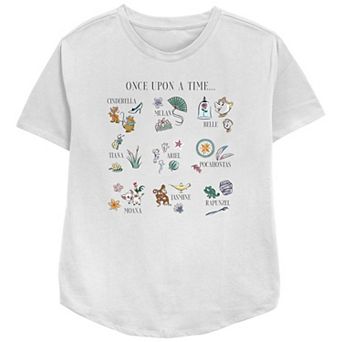 Disney Princess Once Upon A Time Icons Women's Graphic Tee