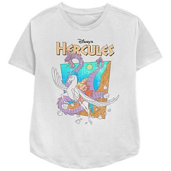 Disney's Hercules Women's Hydra Escape Cracked Image Graphic Tee