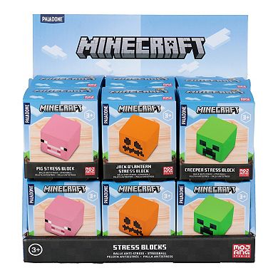 Paladone Minecraft Stress Block - Styles May Vary