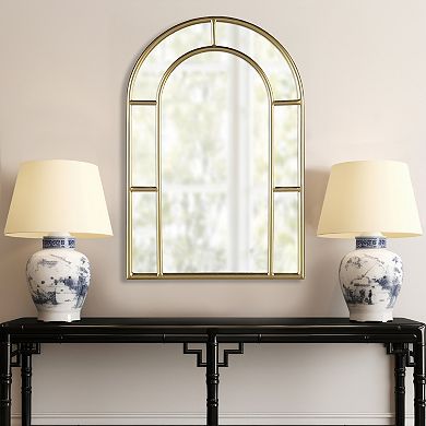 Martha Stewart Regina Gold Arched Wall Mirror