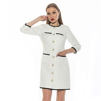 Women's ALEXIA ADMOR Kairo Tweed Dress