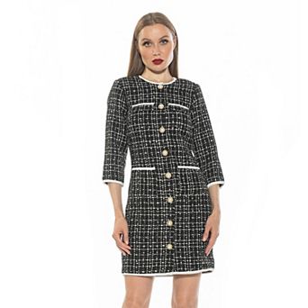 Women's ALEXIA ADMOR Kairo Tweed Dress