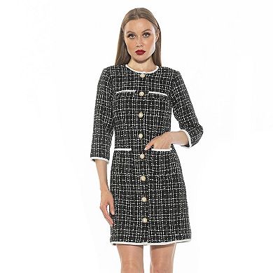 Women's ALEXIA ADMOR Kairo Tweed Dress