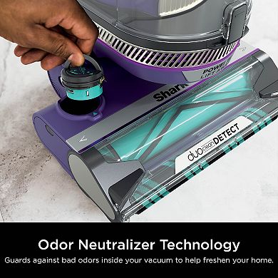 Shark POWERDETECT Upright Vacuum with DuoClean Detect Technology and Self-Cleaning Brushroll (AZ4002)