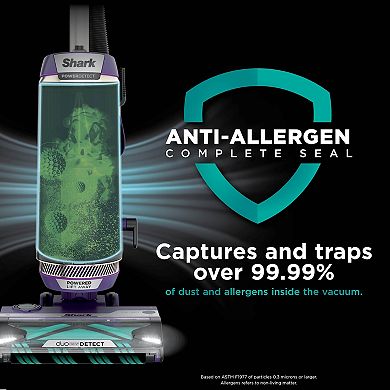 Shark POWERDETECT Upright Vacuum with DuoClean Detect Technology and Self-Cleaning Brushroll (AZ4002)