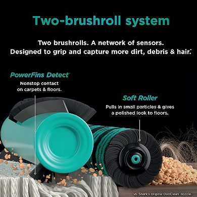 Shark POWERDETECT Upright Vacuum with DuoClean Detect Technology and Self-Cleaning Brushroll (AZ4002)