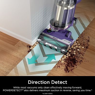Shark POWERDETECT Upright Vacuum with DuoClean Detect Technology and Self-Cleaning Brushroll (AZ4002)
