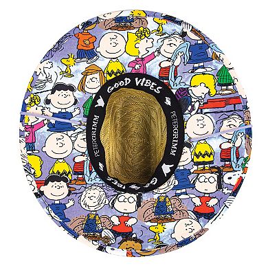Peanuts Characters Wide Brim Sun Hat