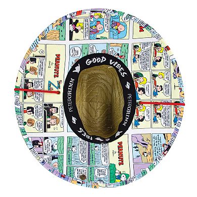 Peanuts Comic Strip Wide Brim Sun Hat