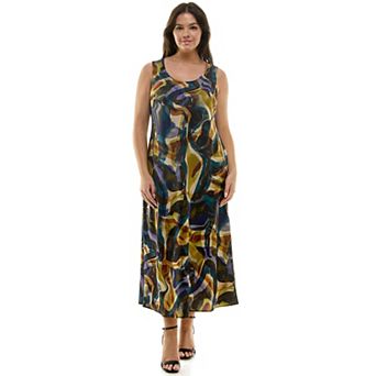 Plus Size Luxology Satin Slip Dress