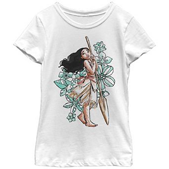 Disney's Moana Sketch Girls 7-16 Graphic Tee