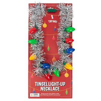 Professor Puzzle USA Tinsel Light-Up Necklace