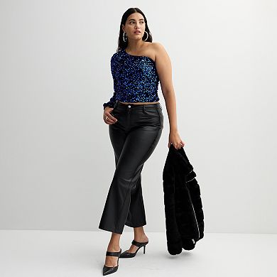 Women's INTEMPO™ One-Shoulder Sequin Top