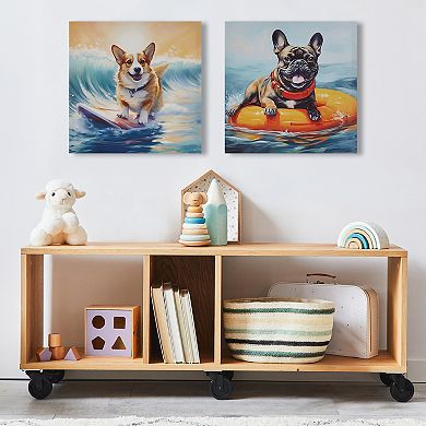 Madison Park Sunshine Animals Canvas Wall Art