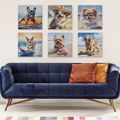 Madison Park Sunshine Animals Canvas Wall Art