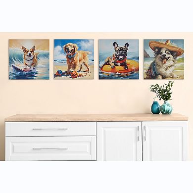 Madison Park Sunshine Animals Canvas Wall Art