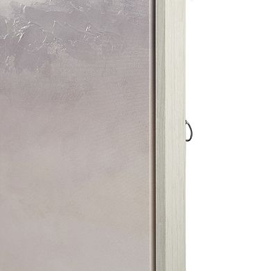 Madison Park Moody Coast Hand Embellished Landscape Framed Canvas Wall Art