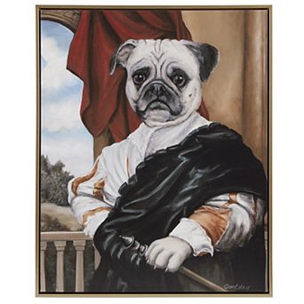 Madison Park Pet Portrait Framed Canvas Wall Art