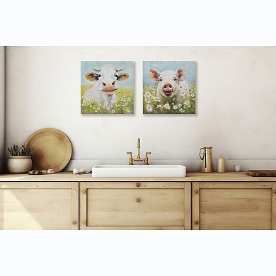Madison Park Sunshine Animals Canvas Wall Art