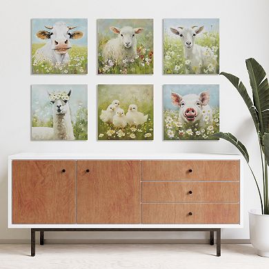 Madison Park Sunshine Animals Canvas Wall Art