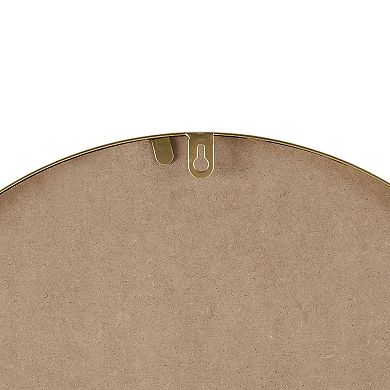 Madison Park Adaline Arched Metal Floral Wall Mirror