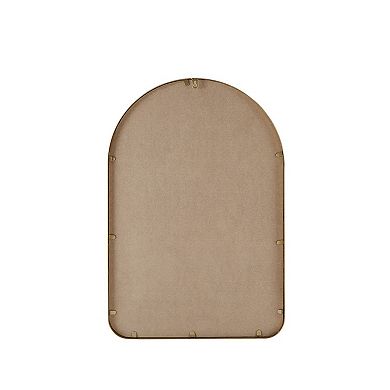 Madison Park Adaline Arched Metal Floral Wall Mirror