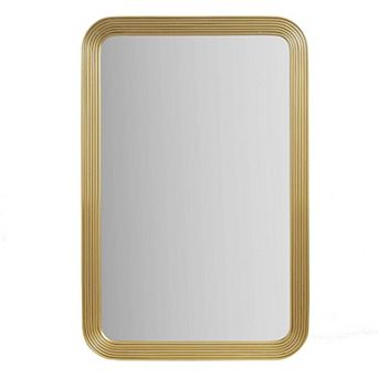 Madison Park Aurelia Rounded Rectangle Fluted Wall Mirror