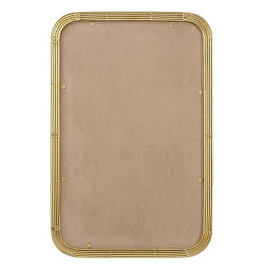 Madison Park Aurelia Rounded Rectangle Fluted Wall Mirror