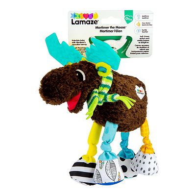 Lamaze Mortimer The Moose Crinkling Teething Baby Toy