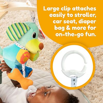 Lamaze Pupsqueak Clippable Stroller Toy