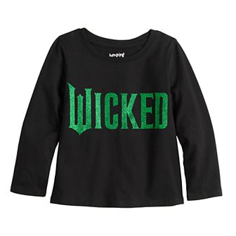 Toddler Girl Jumping Beans® Wicked Logo Long Sleeve Graphic Tee