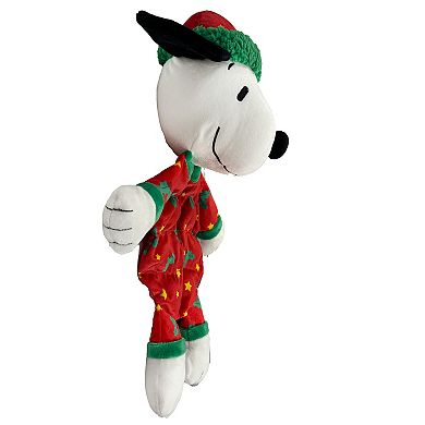 Holiday Peanuts Snoopy Multisqueaker Dog Toy