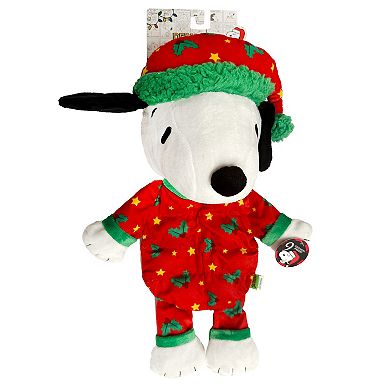 Holiday Peanuts Snoopy Multisqueaker Dog Toy
