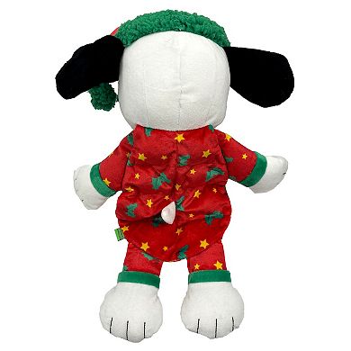 Holiday Peanuts Snoopy Multisqueaker Dog Toy