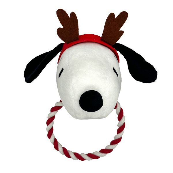 Holiday Peanuts Snoopy Rope Ring Dog Toy - Multi