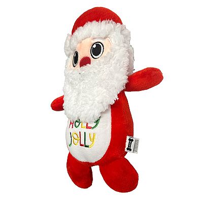 Woof Holly Jolly Santa Dog Toy