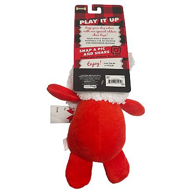 Woof Holly Jolly Santa Dog Toy