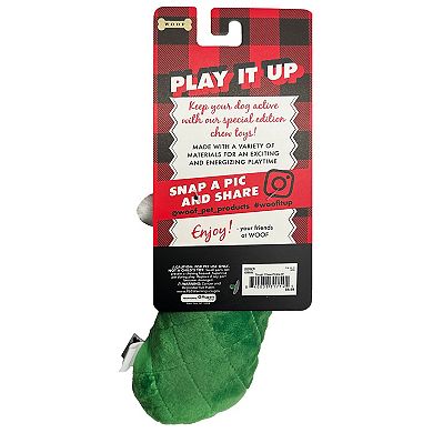 Woof Tough Chew Holiday Pickle Dog Toy