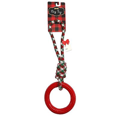 Woof Spiky TPR Ring Rope Dog Toy
