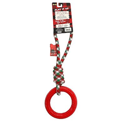 Woof Spiky TPR Ring Rope Dog Toy