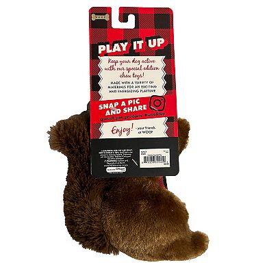 Woof Holiday Squirrel Dog Toy