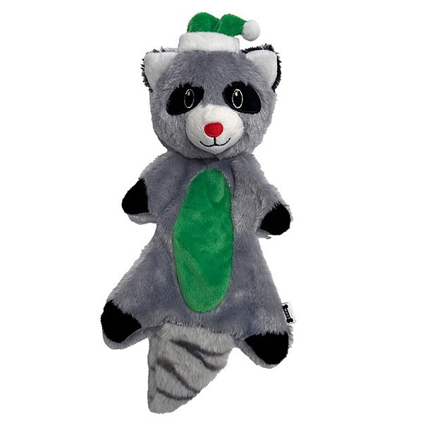 Woof Holiday Racoon Dog Toy - Multi