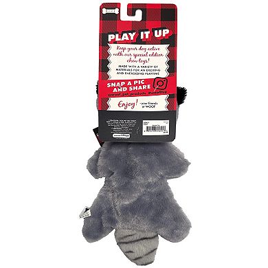 Woof Holiday Racoon Dog Toy