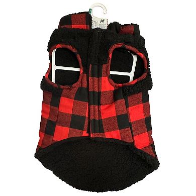 Counting Sheep Fuchsia Knit Dog Vest