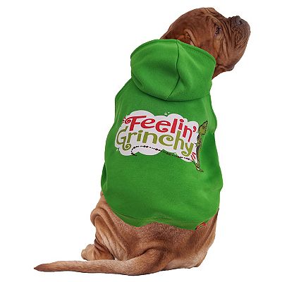 Dr. Seuss Feelin Grinchy Pet Hoodie